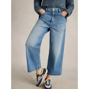 White Stuff Tia Cropped Wide Leg Jean
